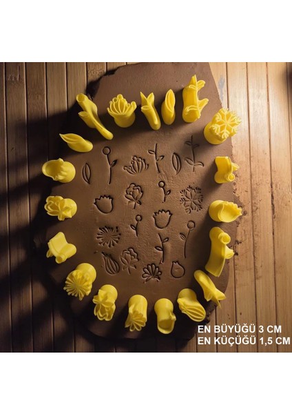 19 Parça Seramik & Polimer Kil Kalıp