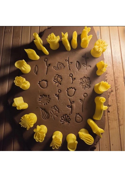 19 Parça Seramik & Polimer Kil Kalıp fiyatları