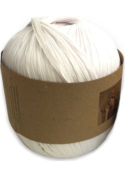 Rafya İp 50 gr Beyaz