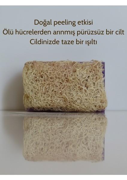 El Yapımı Kabak Lifli Lavanta Sabunu 100 Gram - Bitkisel Lifli, Peeling Etkili El ve Vücut Sabunu fiyatları