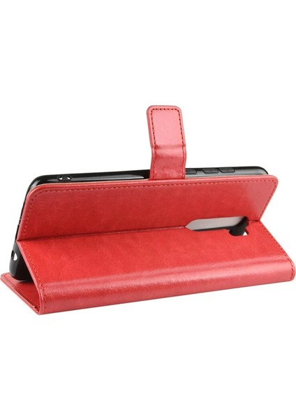 Newface Xiaomi Redmi Note 8 Pro Kılıf Trend S Plus Kapaklı Kılıf - Kırmızı fiyatları