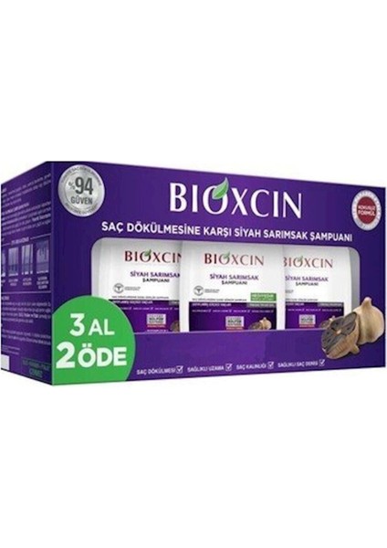 Siyah Sarımsak Şampuanı (3 x 300 Ml)