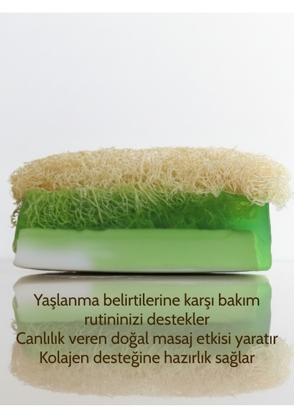 El Yapımı Kabak Lifli Zeytinyağlı Sabun 100 Gram - Bitkisel Lifli, Peeling Etkili El ve Vücut Sabunu modelleri