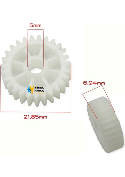 Arnica Uyumlu Master Cook 170Y Blender Hazne Kapağı Küçük Mil Dişlisi - Model 1 - Ölçülere Dikkat fiyatları