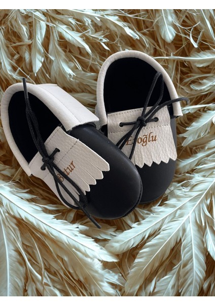 Bebeğinize Özel Laci - Beyaz Bebek Ayakkabı