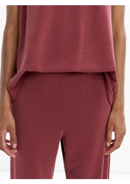 Elastik Belli Pileli Pantolon indirimleri