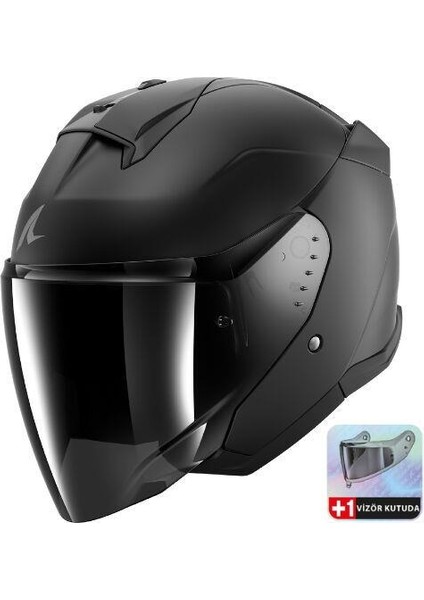 Skwal I3 Jet Dark Shadow Mat Açık Kask Kma fiyatları