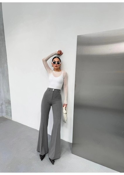 230 gr Poly Viscose Full Lycra Ispanyol Paça Pantolon