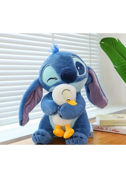 Lilo ve Stitch Peluş Oyuncak 30 cm Ördekli Pelüş Stich