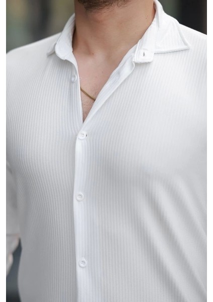 Erkek Fitilli Uzun Kollu Gömlek modelleri