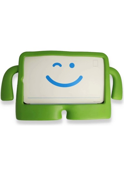 Newface Samsung Galaxy T500 Tab A7 10.4 Kılıf Karakter Tablet Silikon - Yeşil