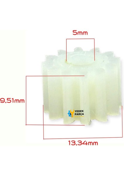 Cvs Uyumlu Dn 1265 Aurum Blender Hazne Kapağı Küçük Mil Dişlisi - Kısa Mile Takılan fiyatları