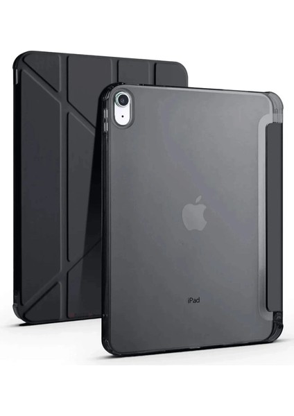 Newface iPad 2022 10.9 (10.nesil) Kılıf Kalemlikli Mars Tablet Kılıfı - Siyah fırsatları