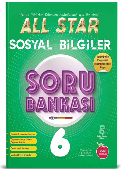 Newton 6.sınıf All Star Sosyal Bilgiler Soru Bankası Yeni