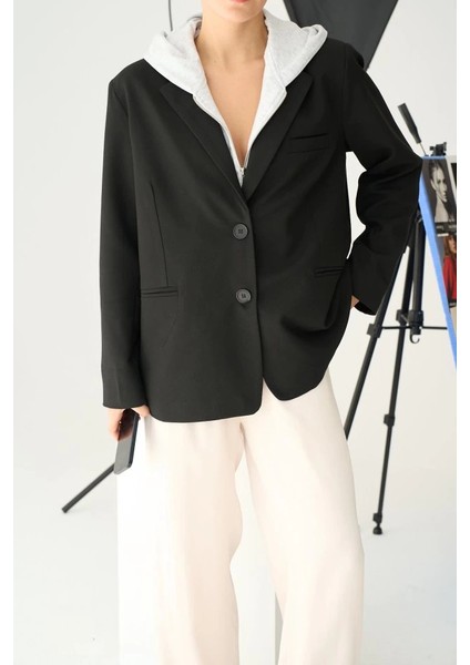 Fermuarlı Ceket - Siyah-Gri modelleri