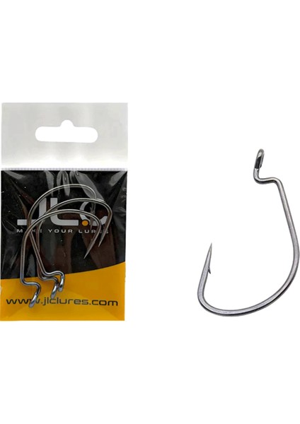 Real Fish 13CM / Denton Offset Texas Kafa Iğnesi (3 Adet)