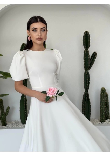 Catania Balon Kol Elbise