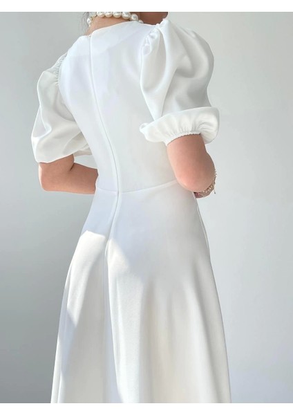 Catania Balon Kol Elbise fırsatları