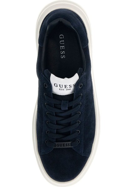 Erkek Elba Süet Kalın Tabanlı Sneaker - Lacivert fırsatları