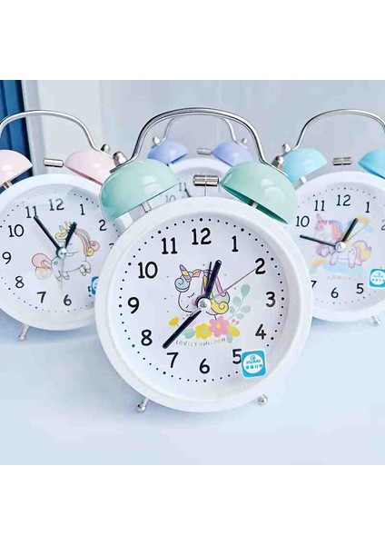 Çizgi Film Karakterli Metal Yuvarlak Alarmlı Masa Saati – Renkli ve Özel Tasarım Çalar Saat Çocuk Yatak Odası Saati Hediyelik Saat fırsatları