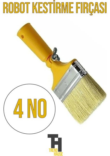 4 No' Lu Robot Kestirme Fırçası Kolay Kullanım