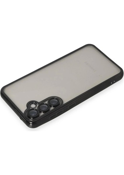 Newface Samsung Galaxy S23 Fe Kılıf Razer Lensli Silikon - Siyah modelleri