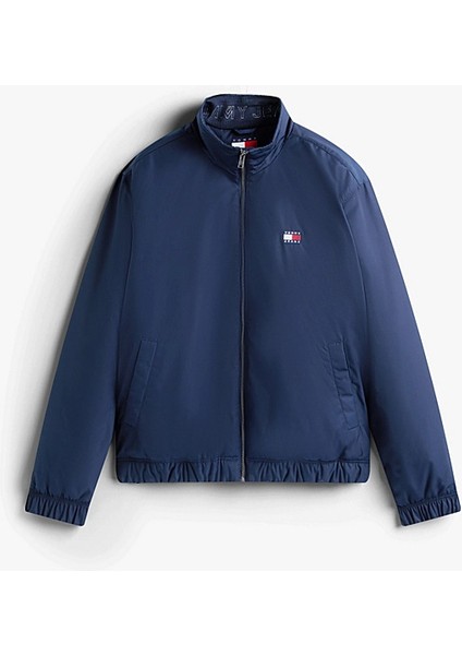 Erkek Dik Yaka Dolgulu Mont - Lacivert indirimleri