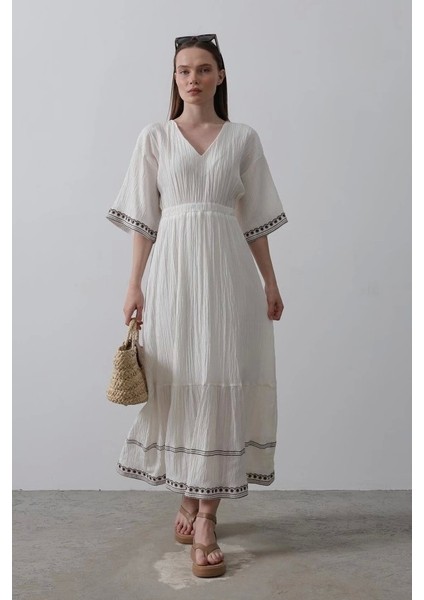 Koleteknakışlıelbise - Beyaz fiyatları