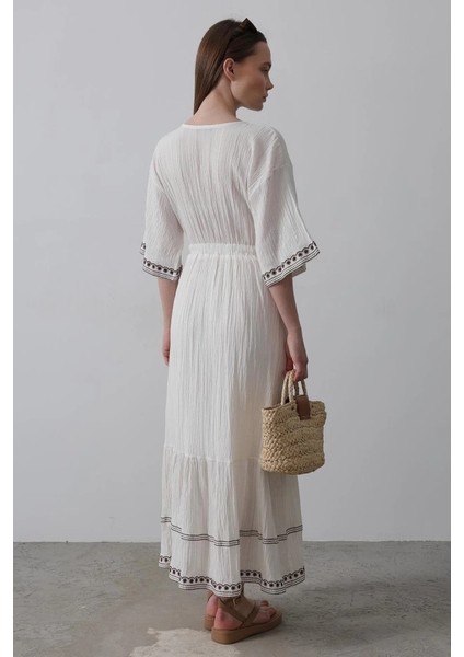 Koleteknakışlıelbise - Beyaz fırsatları