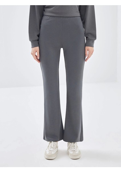 Lcw Modest Gri Beli Lastikli Ispanyol Paça Kadın Eşofman Altı fiyatları