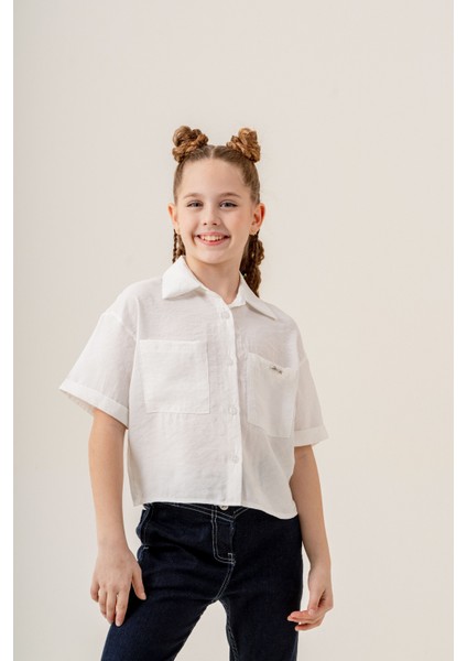 Kız Çocuk Duble Kol Gömlek 3169