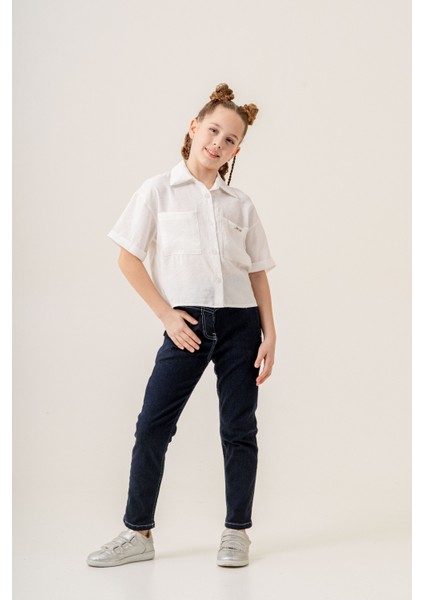 Kız Çocuk Duble Kol Gömlek 3169 fırsatları