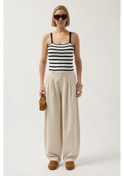 Çizgili Askılı Bluz fiyatları