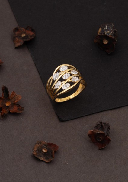 Sarmaşık 14 Ayar Altın Yüzük modelleri