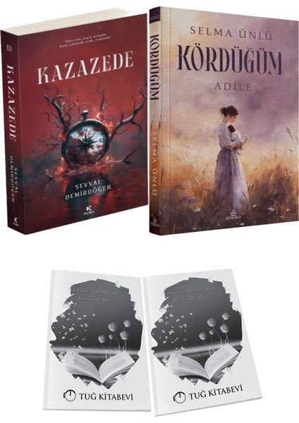 Kördüğüm: Adile ve Pukka Yayınları Kazazede 3 Şevval Demirdöğer 2li Set + Hediyeli