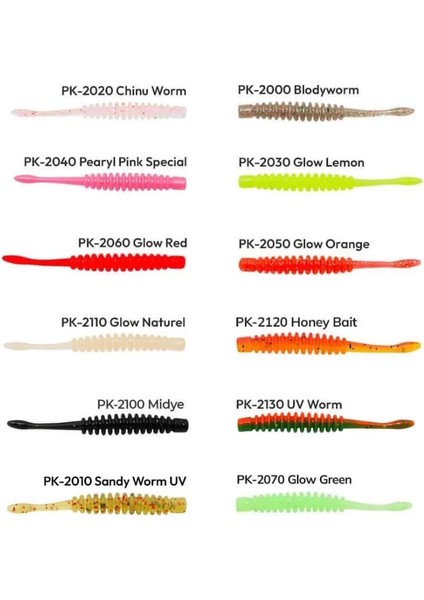 Hanfish Plankton 5 cm Lrf Slikon Yem #renk PK-2060 Glow Red