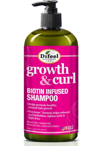 Growth & Curl Biotin Şampuan 1lt