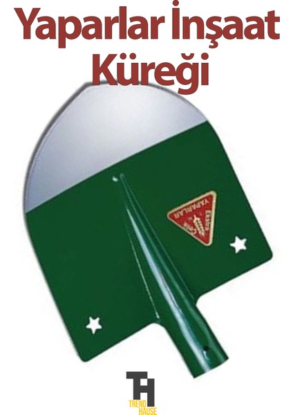 Yaparlar Çelik Inşaat Küreği Sapsız