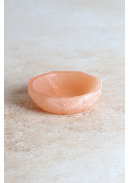 Selenit Doğal Taş Tabak