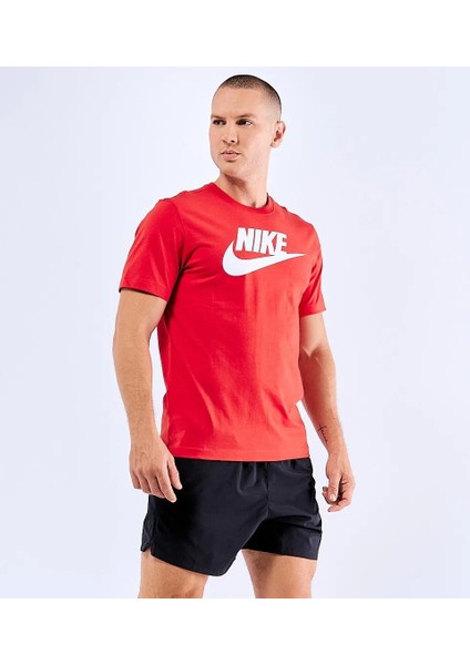 M Nsw Tee Icon Ft Frnch Fs Pamuklu Kırmızı Erkek Tişört fırsatları