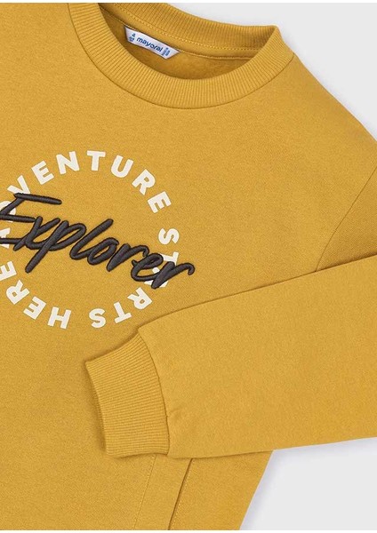 4408 Mayoral Mostaza Erkek Çocuk Sweatshirt modelleri