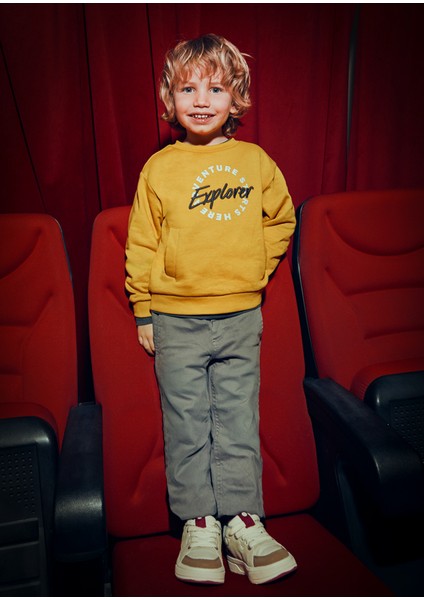 4408 Mayoral Mostaza Erkek Çocuk Sweatshirt