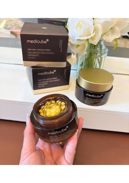 -Deep Vita C Capsule Cream - Leke Karşıtı ve Parlatıcı 5 Çeşit C Vitaminli Kapsül Krem 55GR fiyatları