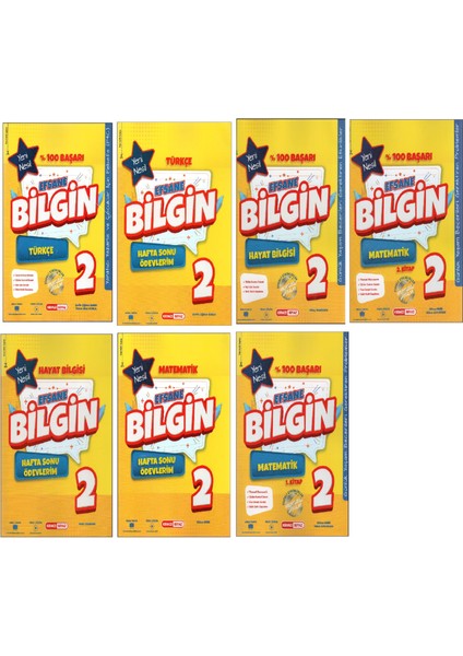 Kırmızı Beyaz 2. Sınıf Efsane Bilgin(7 Kitap)
