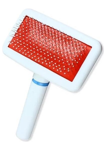 Buffer® Paslanmaz Evcil Hayvan Kedi Köpek Tüy Tarama Toplama Fırçası Kolay Temizlenir Bakım Aleti