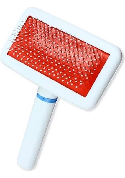 Buffer® Paslanmaz Evcil Hayvan Kedi Köpek Tüy Tarama Toplama Fırçası Kolay Temizlenir Bakım Aleti