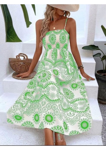 Dijital Baskılı Elbise