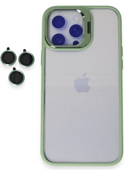 Joko iPhone 15 Pro Max Kılıf Roblox Lens Standlı Kapak - Yeşil