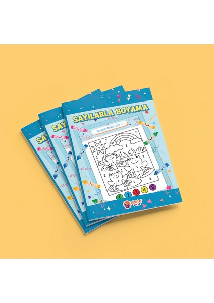 Sayılarla Boyama Kitabı – Seviye 2 | 4-5 Yaş Çocuklar Için | 32 Sayfa | Kodlamalı Aktivite Serisi indirimleri
