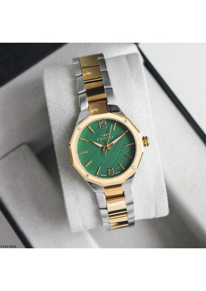 F43018D6 Çelik Kordonlu Kadın Kol Saati